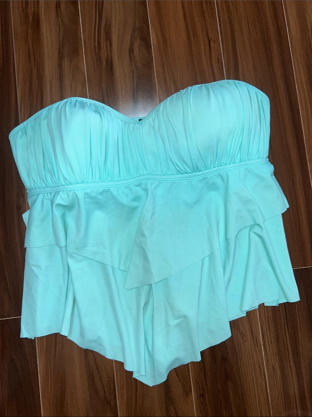 Size 2 Torrid strapless tankini top